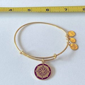 Alex & Ani Compass gold bangle